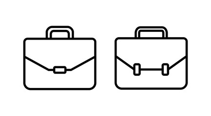Briefcase icon vector. Portfolio vector icon. suitcase icon