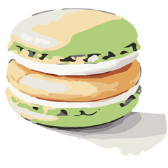 macaroon dessert sweet