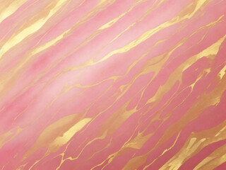 Fototapeta na wymiar Pink Marble Background with Golden Lines. Pink and Golden texture Glowing Background.