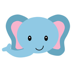 Cute Animal Face Illustration