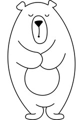 Bear Coloring Page