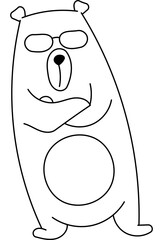 Bear Coloring Page