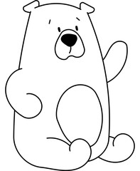 Bear Coloring Page
