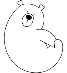 Bear Coloring Page
