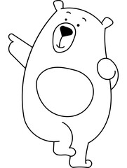 Bear Coloring Page