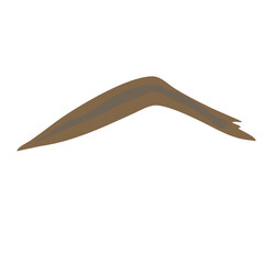 Brown Eyebrow Vector