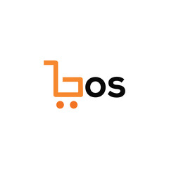 BOS trolley logo icon vector template.eps