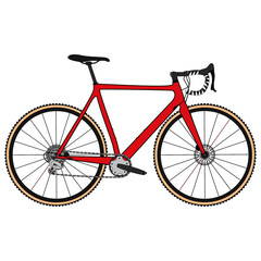 Cyclocross bike CX - obrazy, fototapety, plakaty
