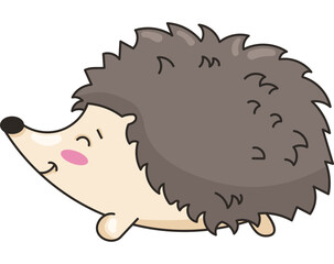 Hedgehog Cute Character