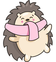 Hedgehog Cute Character