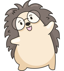 Hedgehog Cute Character