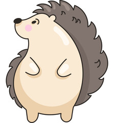 Fototapeta premium Hedgehog Cute Character