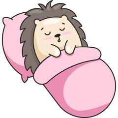Hedgehog Cute Character