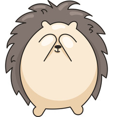 Hedgehog Cute Character