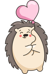 Hedgehog Cute Character