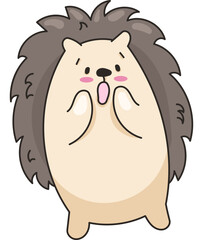Hedgehog Cute Character