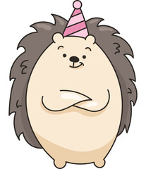 Hedgehog Cute Character