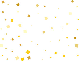 Golden Squares Confetti