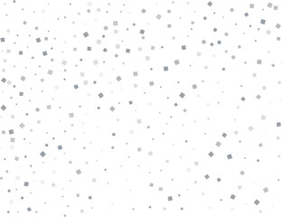 Magic Silver Square Confetti
