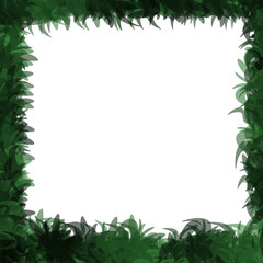 Frame leaf green
