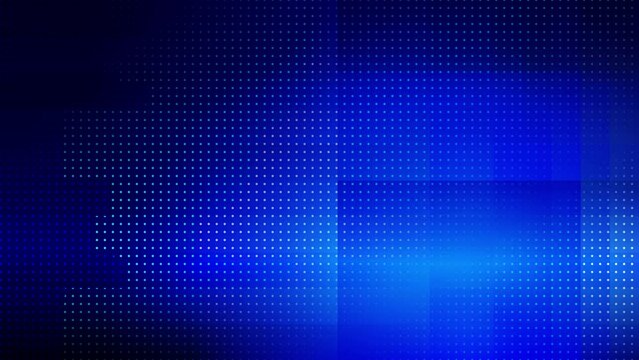 Abstract creative motion dot and rectangle stripe on gradient blue background. Video animation Ultra HD 4k footage.