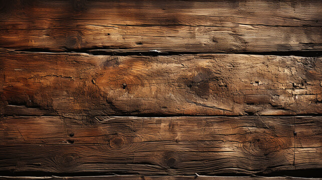 Close up macro shot brown wood texture background with snags. Bark wooden texture use as natural background. Dark wood background.