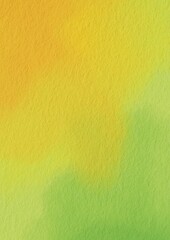 Yellow and green grass watercolor background for decoration on summer and spring meadow concept.