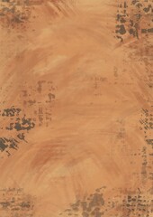 Abstract brown grunge background for decoration on ancient, historical, crafted and coffee cafe concept.