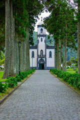 São Nicolau Church - Village Church in Sete Cidades, São Miguel, Azores, Portugal.