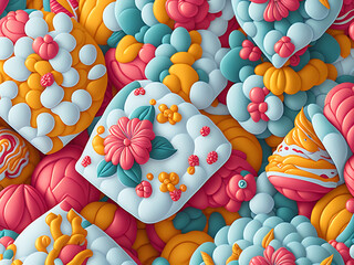 Candy Seamless patterns Ai generated