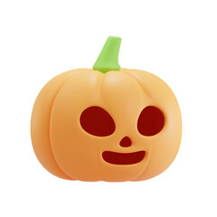 Halloween Pumpkin 3D Illustrations