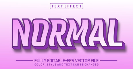 Obraz premium Normal text editable style effect