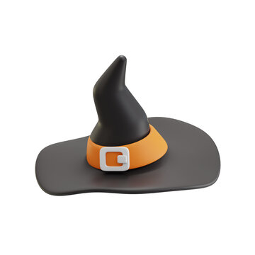 Witch Hat 3D Illustrations