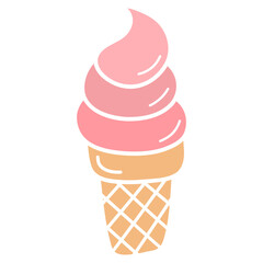 ice cream cone illustration