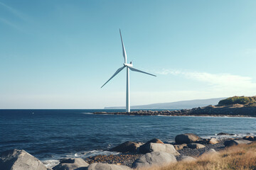 Windpower / wind-turbine / offshore / renewable energy / ecology.

Generative AI