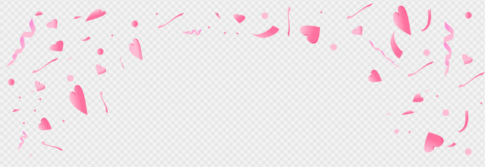 A piece of pink heart colored paper for Valentine's Day. vector background. love vector