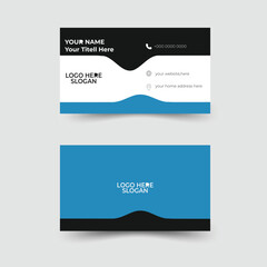 Vectors Personal visiting card with company logo Stationery design with simple modern luxury elegant abstract pattern background