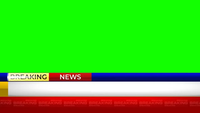 
 News Lower third 3D rendering background is perfect for any type of news or information presentation. The background features a stylish and clean layou