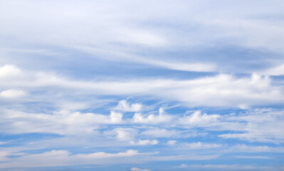 Blue sky and cloud for backgrounds