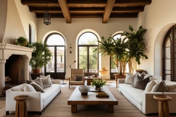 A high end Spanish style southwestern residence