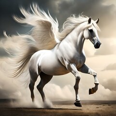 Obraz na płótnie Canvas Pegasus 2.0: The Rise of Intelligent Horses