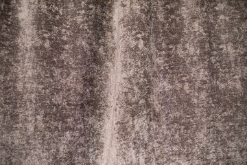 Fabric on veranda. Brown fabric in interior. Background for furniture.