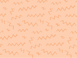 Seamless Kids ZigZag background or wallpaper