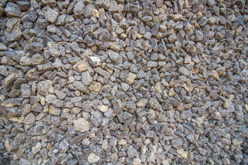 Gravel, texture, directly above