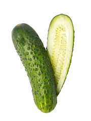 Cucumber isolated. png file