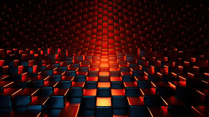 Fototapeta premium Abstract digital data background. Can be used in the description of network abilities, technological processes, digital storages, science, education, etc.