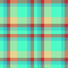 Plaid background textile of tartan seamless texture with a pattern check fabric vector.