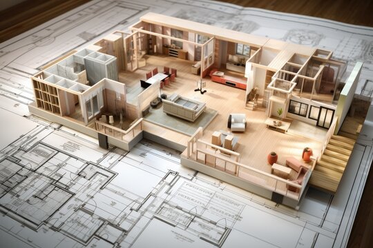 planning the layout of a house or designing a house