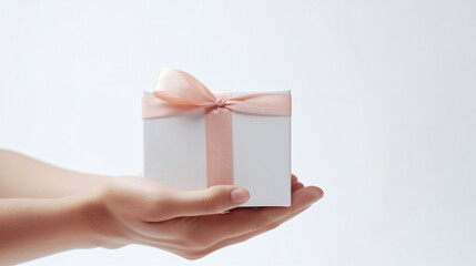 Hand holding a gift box.

Generative AI