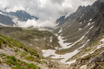 Fototapeta na wymiar High Tatras hiking in Slovakia 